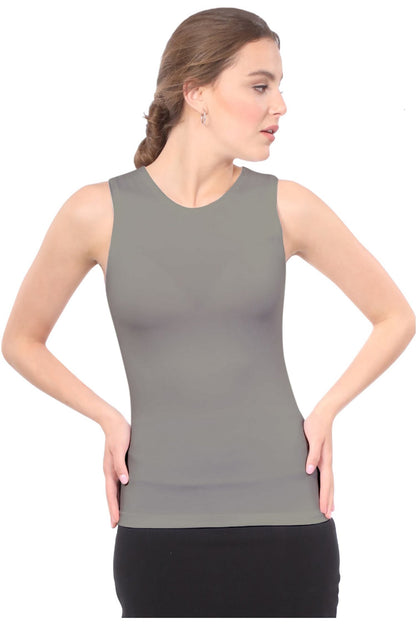 Premium Sleeveless Layering Tank Top with Full Shoulder Coverage