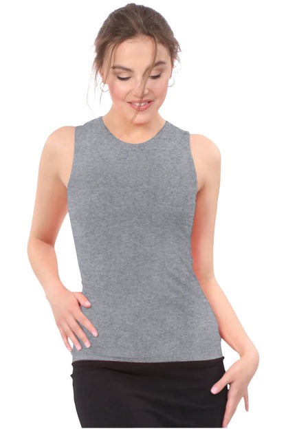 Premium Sleeveless Layering Tank Top with Full Shoulder Coverage