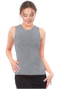 Premium Sleeveless Layering Tank Top with Full Shoulder Coverage