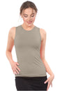 Premium Sleeveless Layering Tank Top with Full Shoulder Coverage