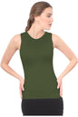 Premium Sleeveless Layering Tank Top with Full Shoulder Coverage