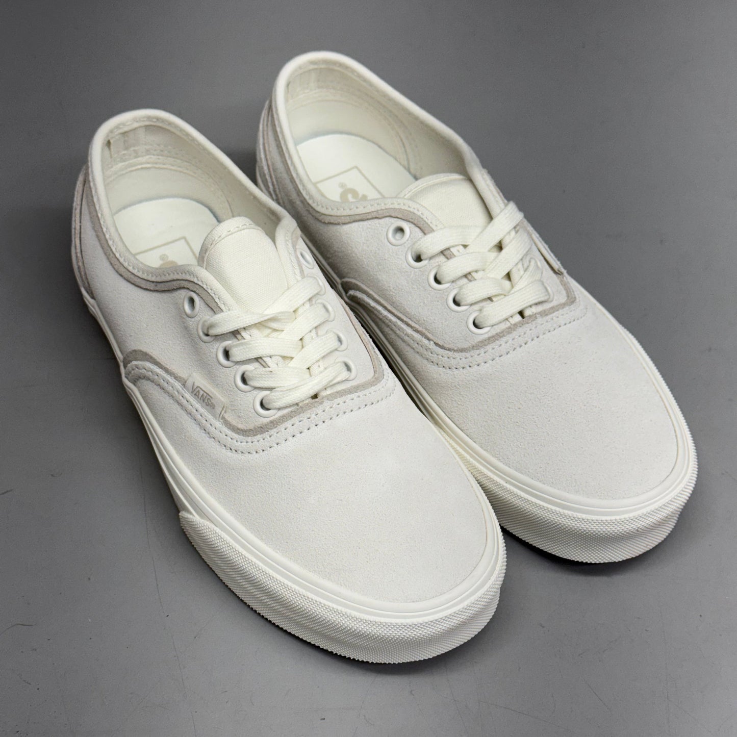 VANS Authentic Sliver Sneakers Shoes Mens's Sz 12 White/White VN000D6DWWW
